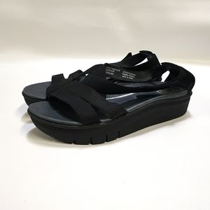 Abeo B.I.O. System leather strap sandals Black size 8 N